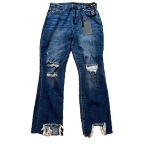 Kendall & Kylie The Relaxed Skinny Jeans Distressed New with Tags